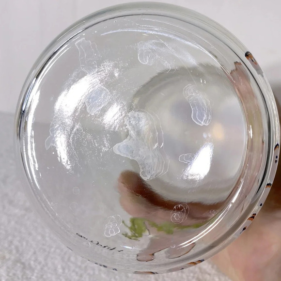 Vintage Anchor Hocking Hildi Cartoon Carrots Glass Canister With Lid - Picture 11 of 13